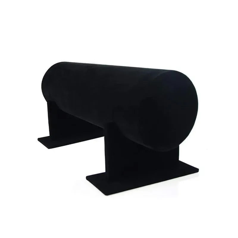 Jewelry Display Stand Headband Holder Organizer Chains Velvet Storage Rack - Black