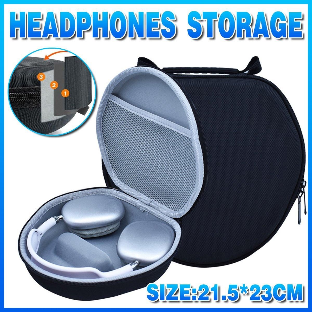 Portable Headphone Storage Case Headband Organizer for Travel and Outdoor Use