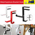 Metal Earphone Headset Desks Display Stand Hanger Holder Headphone Bracket Hook - Black