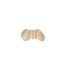 1Pair Thin Heel Insole Heel Protectors Heel Pads Shoe Liner Shoe Inserts Heel Grip - Apricot