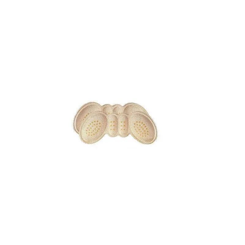 1Pair Thick Heel Insole Heel Protectors Heel Pads Shoe Liner Shoe Inserts Heel Grip - Apricot