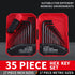 35Pcs L-Shaped Hex Key Wrench Set Allen Key Tool Kit For Home Car Repair Use