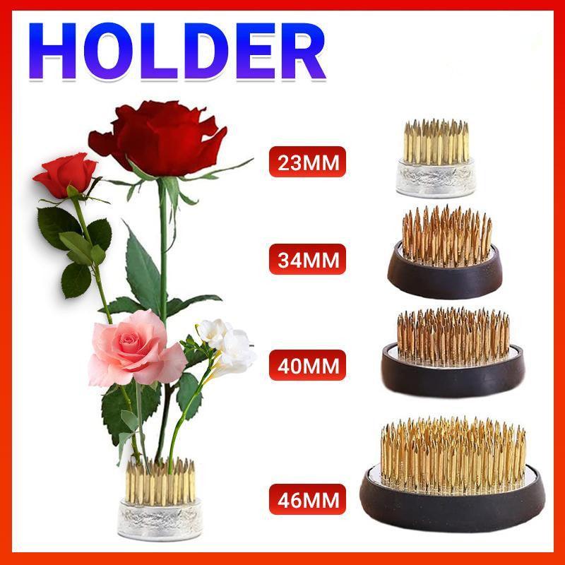 Round Flower Base Holder Spiky Frog Fixed Tool Floral Arrange For Ikebana Kenzan - 23mm