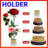 Round Flower Base Holder Spiky Frog Fixed Tool Floral Arrange For Ikebana Kenzan