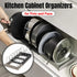 Telescopic Kitchen Storage Rack Table Top Pot Lid Holder Drawer Organizer Shelf