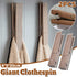 2PCS Bathroom Hook Giant Clothespin Wooden Bathroom Towel Holder Giant Towel Clip