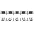 Punch-free Wall Mounted Mop Rack Nail-free Storage Rack Multi-use Mop Holder - Silver