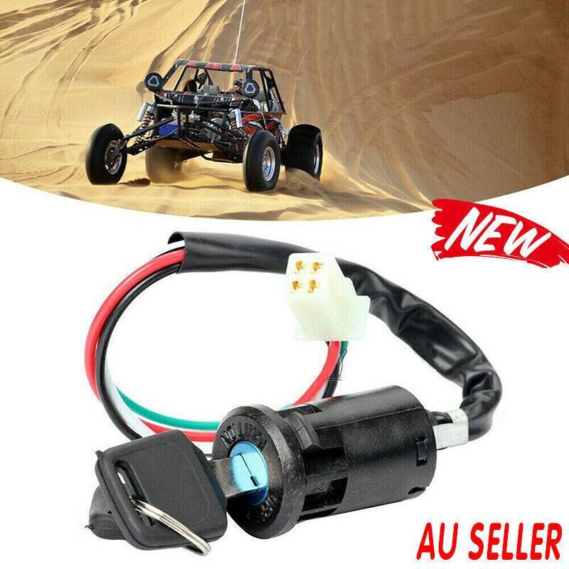 4 Wire Ignition Key Barrel Switch 50Cc 110Cc 125Cc 150Cc Pit Quad Dirt Bike Atv