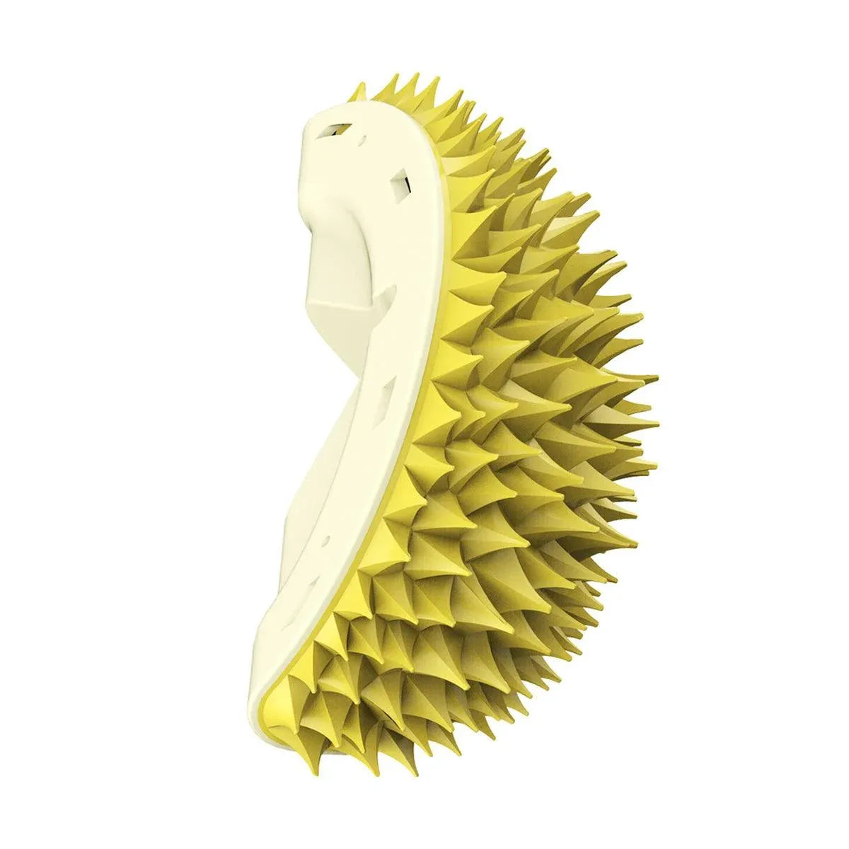 Durian Rubbing Comb for Cats Grooming Massage Tool Pet Hair Comb for Shedding - Yellow