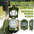 Multi-Function High Precision Compass Durable Luminous for Outdoor Hiking Camping