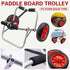 Boat Kayak Canoe Cart Kayak Trailer Sturdy Aluminum Alloy Paddle Board Kayak