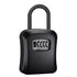Combination Lock with Hook Heavy Duty Secure Lock for Storage Cabinets and Doors - Black