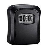 Combination Key Box with Combination Lock for Home Office Security Storage - Black
