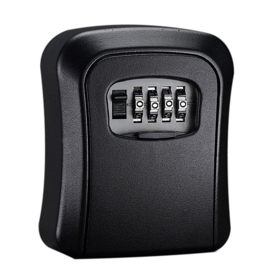 Combination Key Box with Combination Lock for Home Office Security Storage - Black
