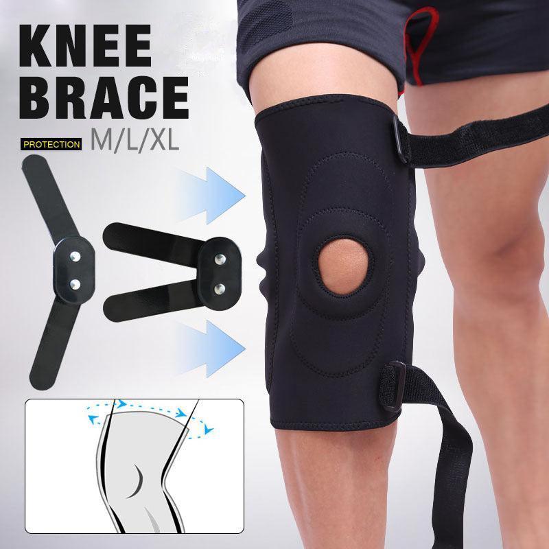 Adjustable Double Metal And Hinged Knee Brace Support Protection Arthritis Sport - M