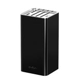 Kitchen Knife Storage Rack Plastic Multi Functional Holder for Knives Scissors - Black