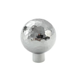 Single Hole Cabinet Handle Drawer Pull 25/27mm Hammer Silver Simple Door Handle - 25mm