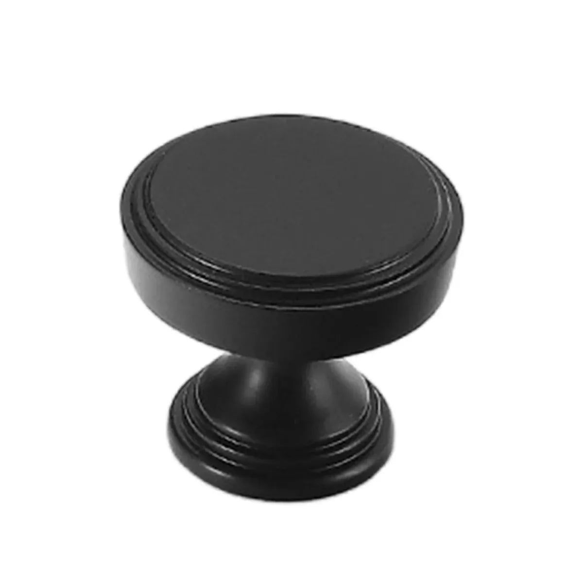 Simple Cabinet Handle Single Hole Modern Drawer Pull for Closet Door Cupboard - Black