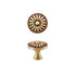 Cabinet Door Handle Round Single Hole Drawer Pull Cabinet Pattern for Furniture - Rose Gold