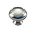 Pure Copper Wardrobe Handle Bright Silver Round Ball Egg Shaped Drawer Pull - Round
