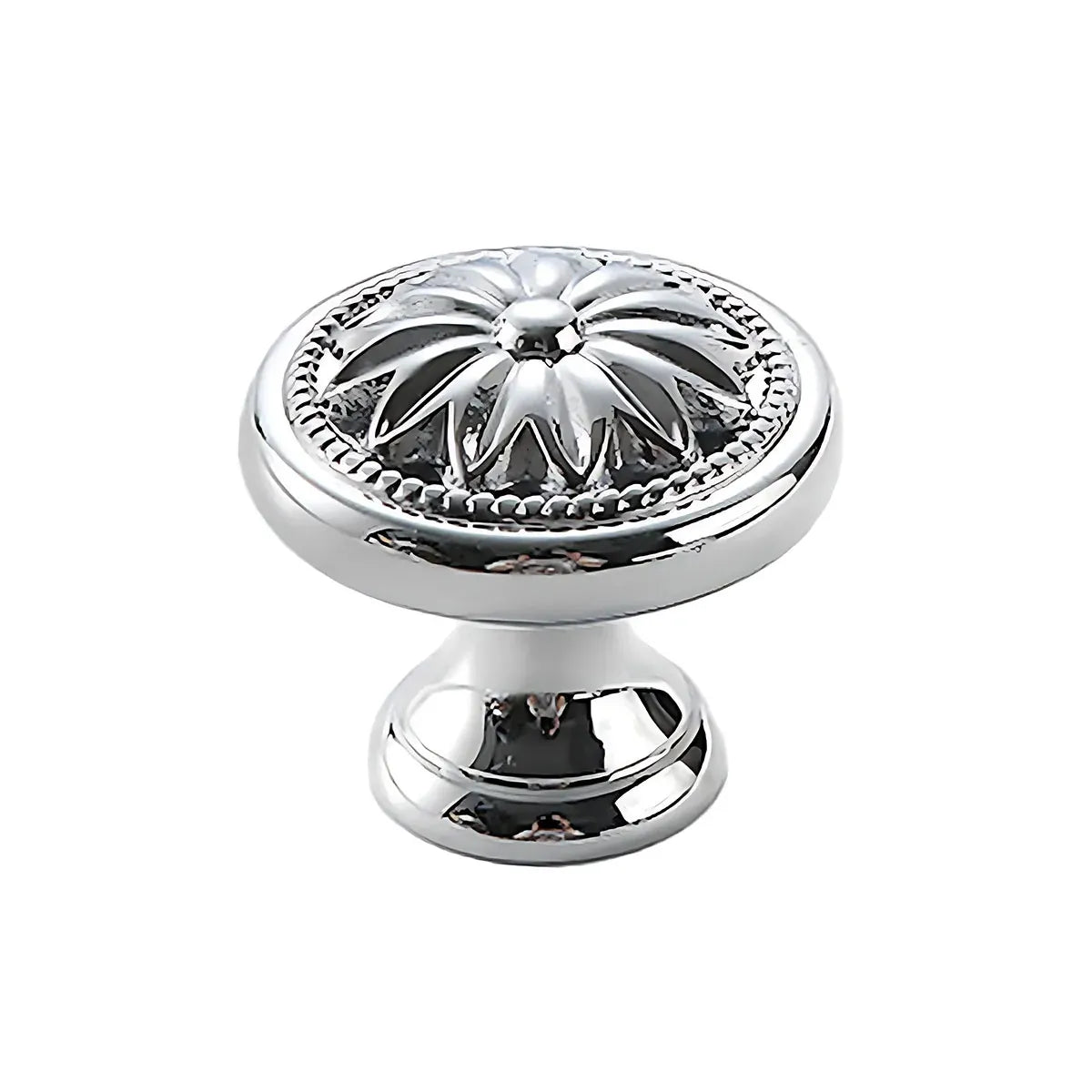 Drawer Cabinet Handle Silver 6Styles Single Hole Modern Minimalist Furniture - E
