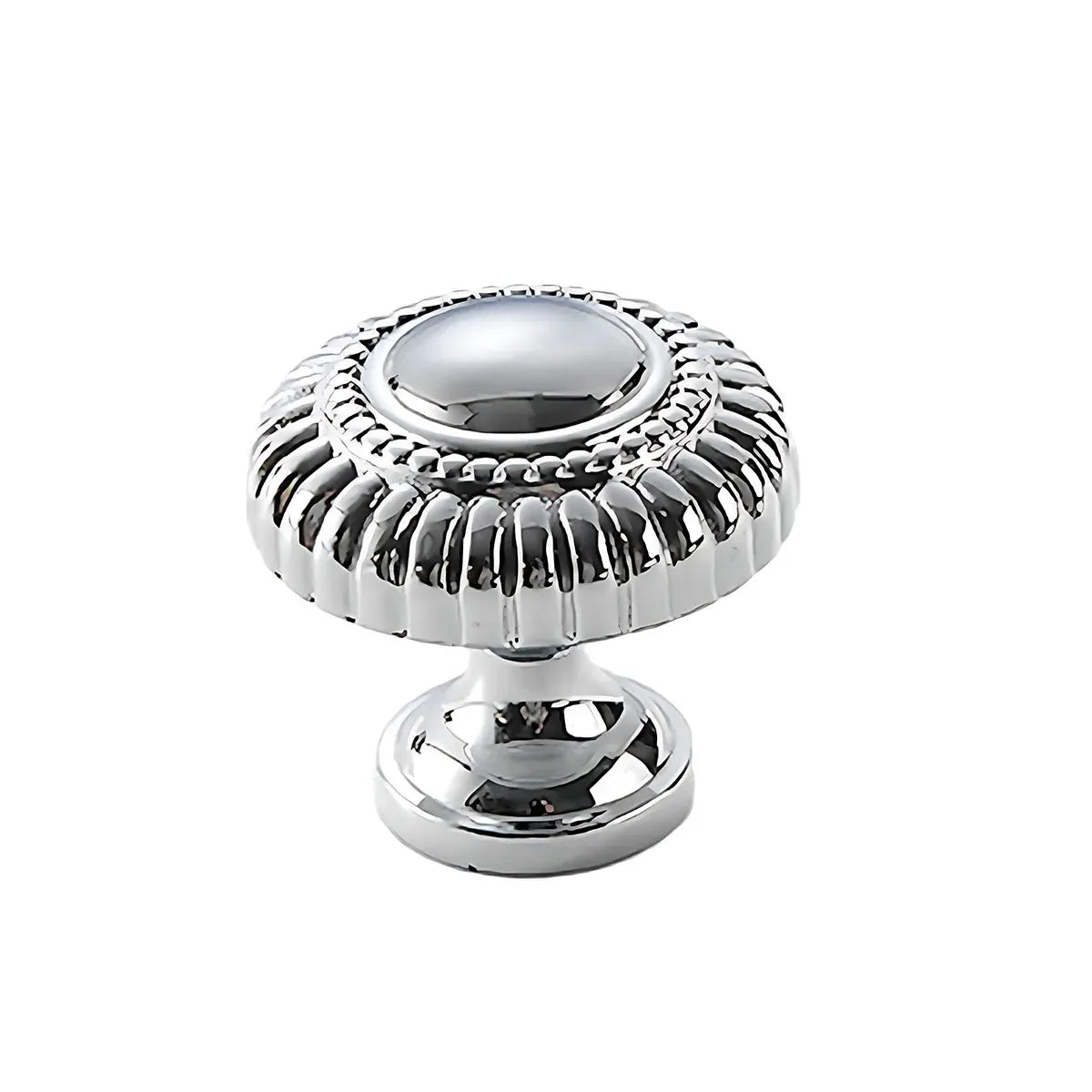 Drawer Cabinet Handle Silver 6Styles Single Hole Modern Minimalist Furniture - F