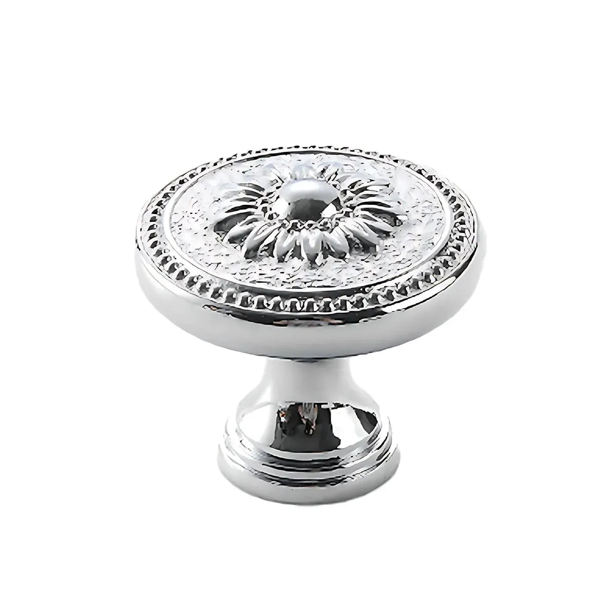 Drawer Cabinet Handle Silver 6Styles Single Hole Modern Minimalist Furniture - A