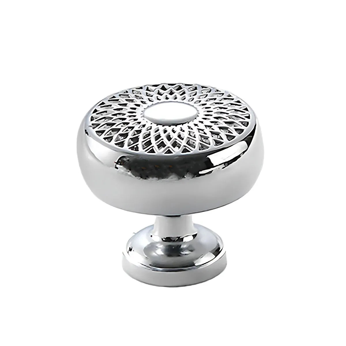 Drawer Cabinet Handle Silver 6Styles Single Hole Modern Minimalist Furniture - B