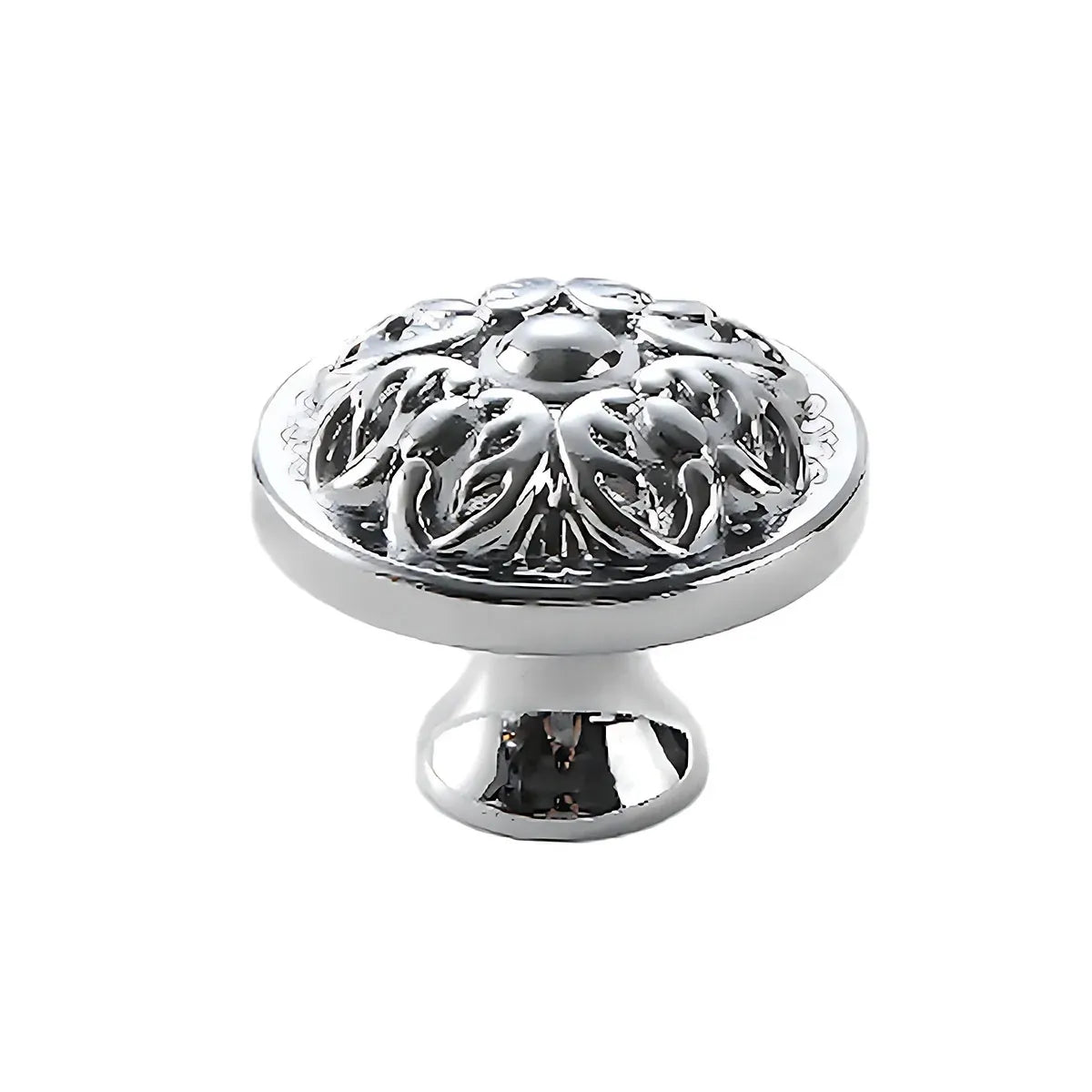 Drawer Cabinet Handle Silver 6Styles Single Hole Modern Minimalist Furniture - C