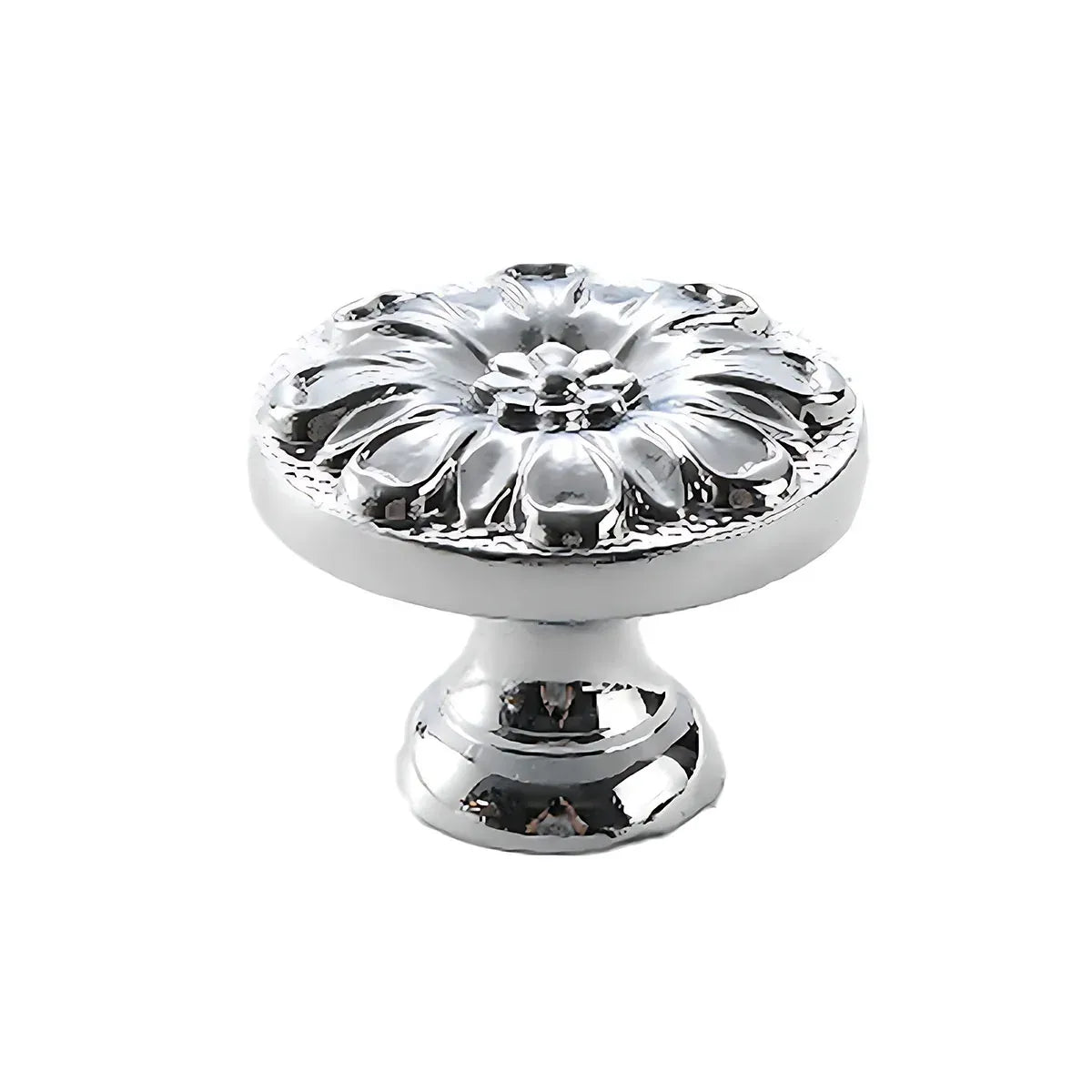 Drawer Cabinet Handle Silver 6Styles Single Hole Modern Minimalist Furniture - D