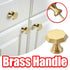 Pure Copper Cabinet Handle Single Hole Modern Drawer Pull for Wardrobe Door Use