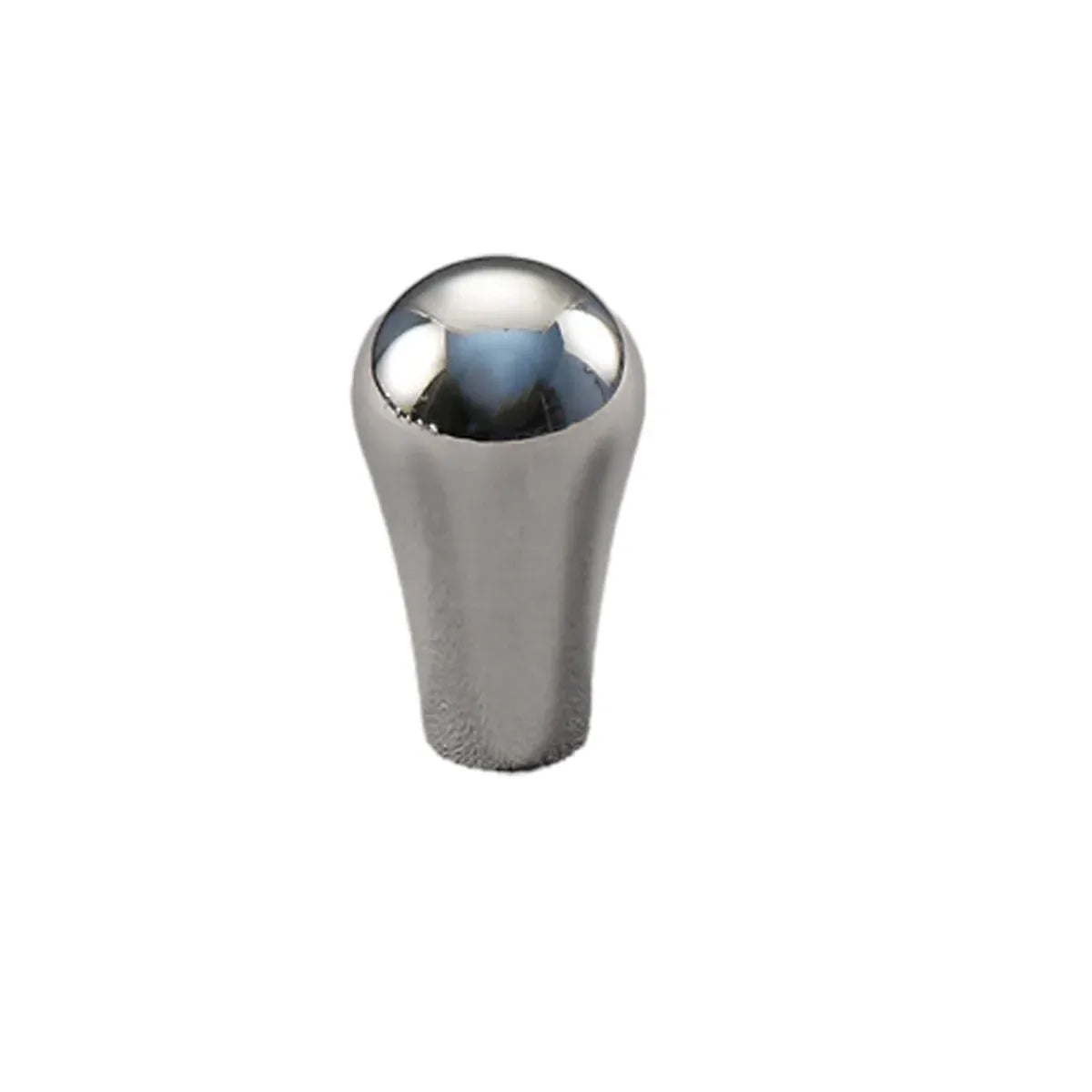 Pure Copper Wardrobe Handle Bright Silver Round Ball Egg Shaped Drawer Pull - Water Drop