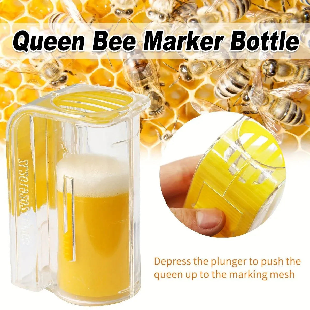Beekeeping Queen Marker Bottle King Catcher Cage Bee Marking Tool Equipment
