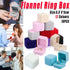 10X Flannel Ring Jewelry Earring Ring Jewelry Boxes Exquisite Gift Organizer - Blue