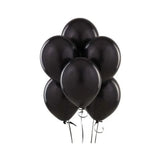 Latex Balloons 10 Inch for Birthday Party Wedding Event Decoration 10PCS Set - Black