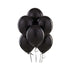 Latex Balloons 10 Inch for Birthday Party Wedding Event Decoration 10PCS Set - Black