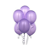 Latex Balloons 10 Inch for Birthday Party Wedding Event Decoration 10PCS Set - Purple