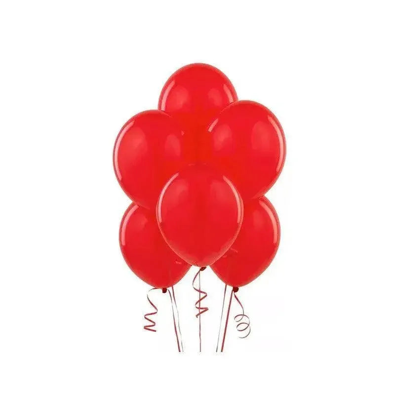 Latex Balloons 10 Inch for Birthday Party Wedding Event Decoration 10PCS Set - Red