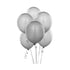 Latex Balloons 10 Inch for Birthday Party Wedding Event Decoration 10PCS Set - Silver