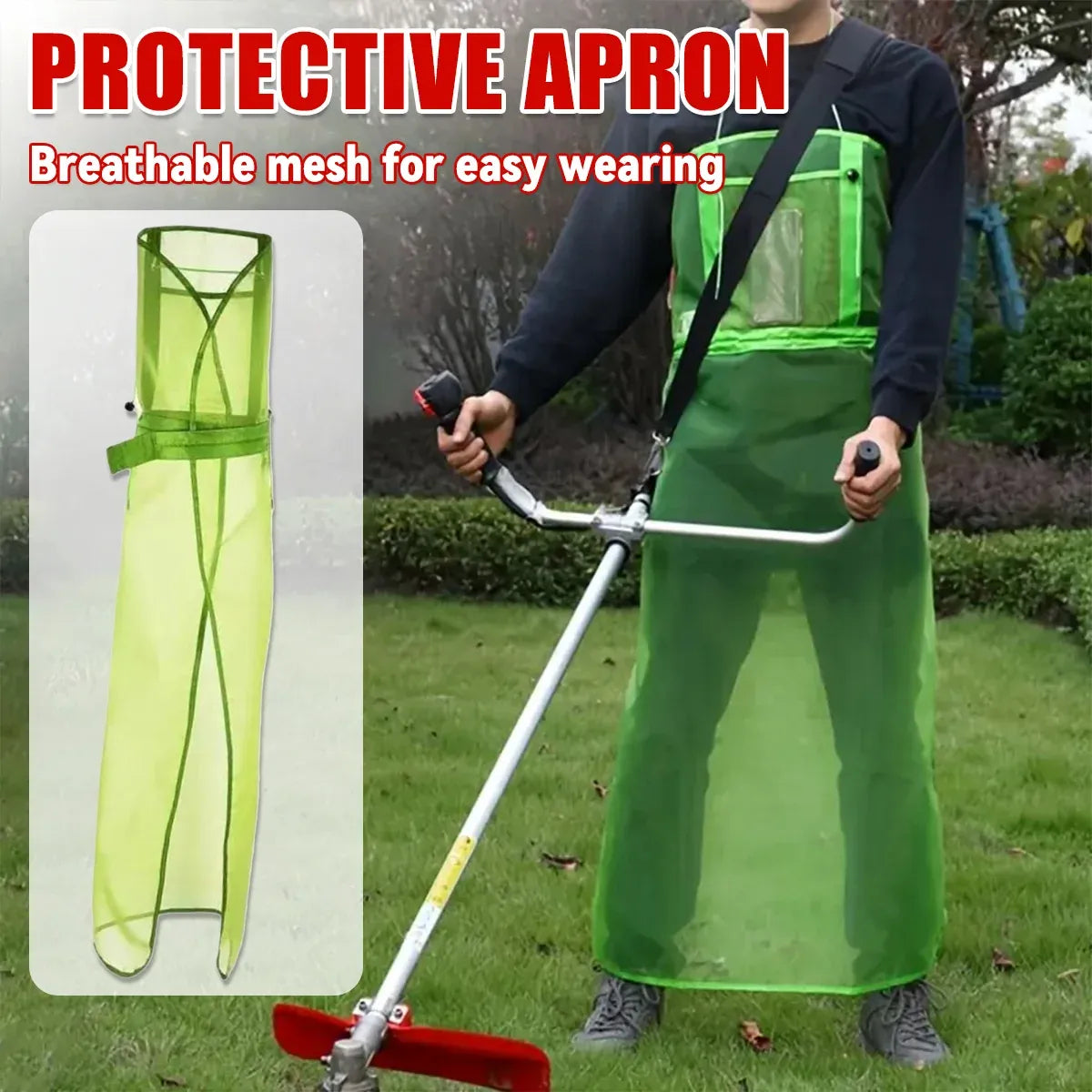 Lawn Mowing Logging Protective Apron Anti-Cut Anti-Splash Waterproof Durable