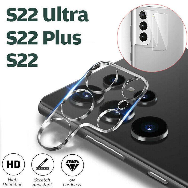 Samsung Galaxy S22 Ultra/Plus/S22 Camera Lens Protector Tempered Glass - For Galaxy S22
