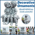 Resin Garden Ornament Outdoor Lawn Decoration Figurine For Men And Girls Yard