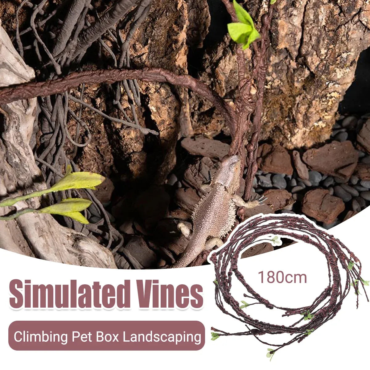 Artificial Rainforest Plant Vine Landscaping Decoration For Home Garden Decor