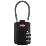 Zinc Alloy Combination Lock Anti-Theft For Luggage Cabinet Drawer Suitcase - Black