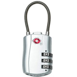 Zinc Alloy Combination Lock Anti-Theft For Luggage Cabinet Drawer Suitcase - Silver