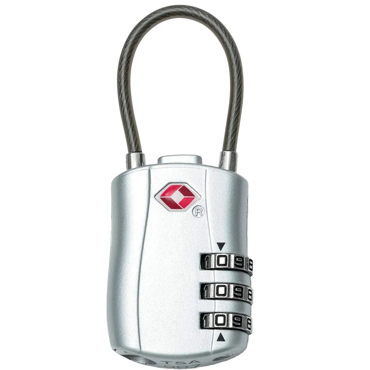 Zinc Alloy Combination Lock Anti-Theft For Luggage Cabinet Drawer Suitcase - Silver