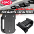10PCS 18V Battery Holder Wall Mount for Makita Bosch GBA Dewalt Storage Rack