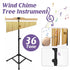 36 Note Wind Chime Musical Instrument Outdoor Home Decor Clear Sound Durable
