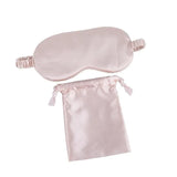 Pure Soft Silk EyeShade Blindfold Sleep Eye Mask Cover Light Shade Travel Relax - Pink