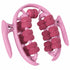 Leg Muscle Massager Roller 26 Round Wheel Calf Relaxation Yoga Fitness Tool - Pink